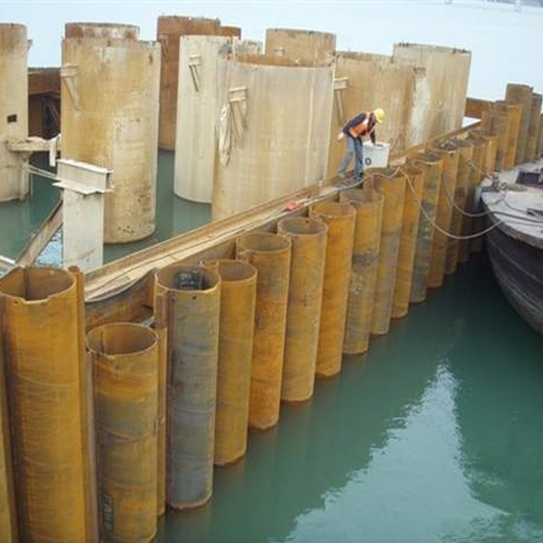 中卫钢护筒现场安装